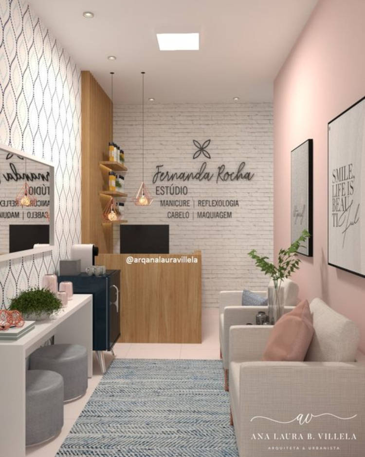 móveis para salão de manicure