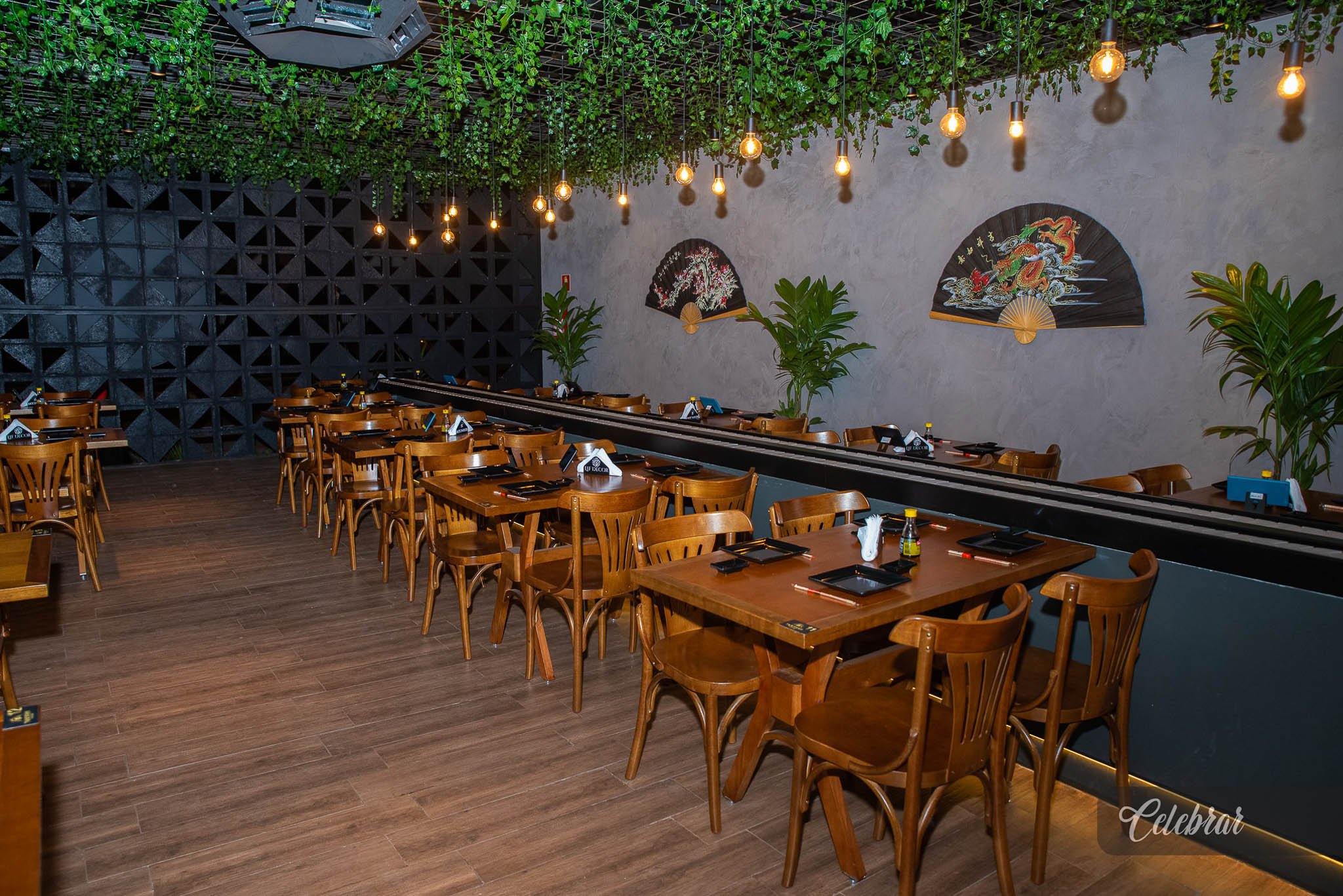 Iluminação Estratégica para Destacar seu Sushi Bar