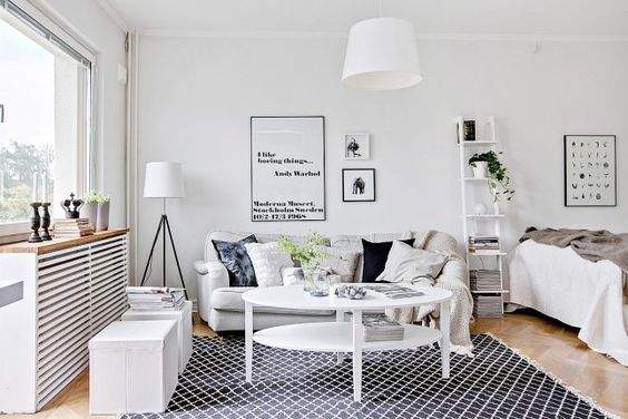 ideias de decoração para kitnet pequena