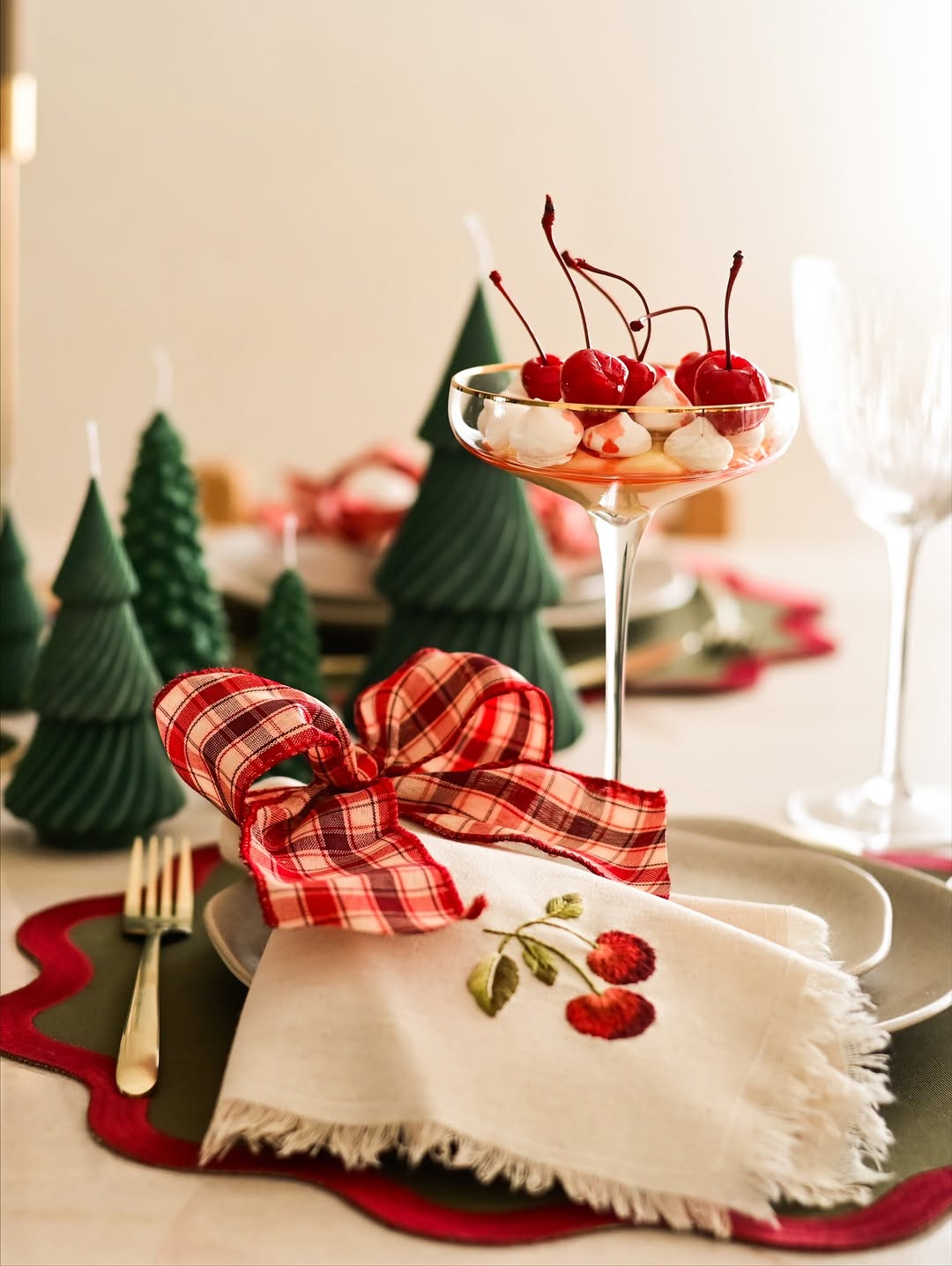 como decorar mesa de natal gastando pouco