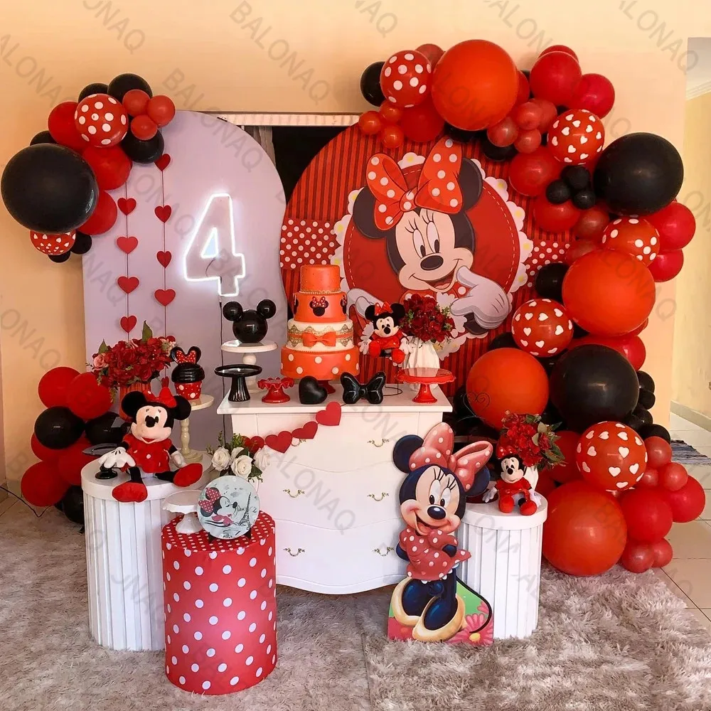 decoração minnie rosa vs minnie vermelha qual escolher