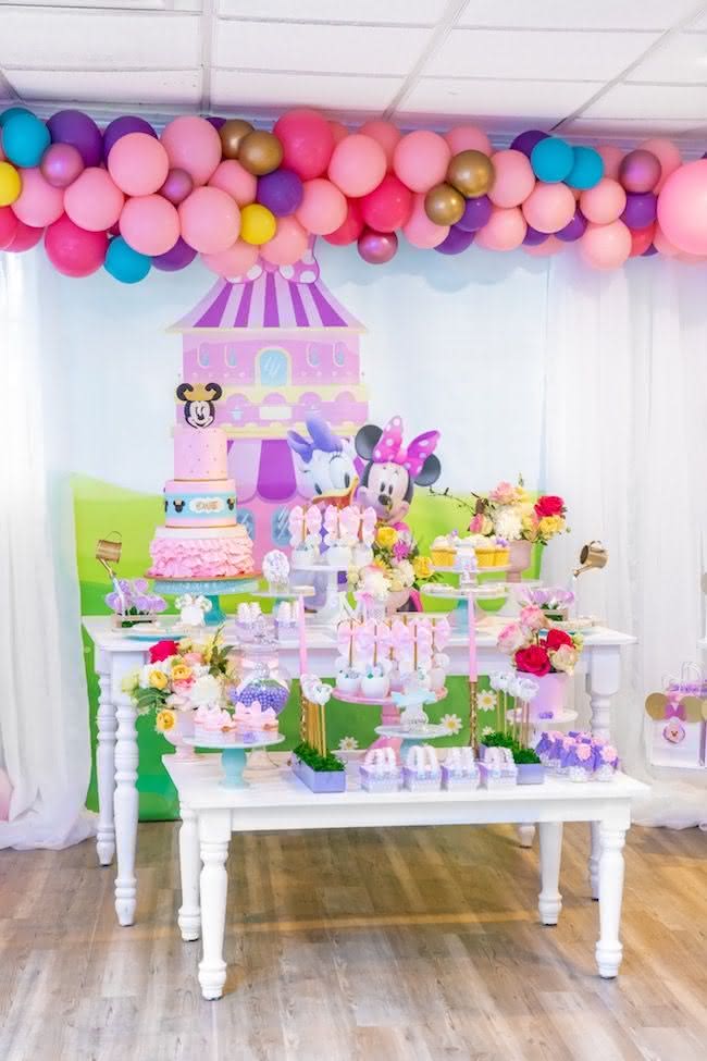 quanto custa decoração completa festa minnie