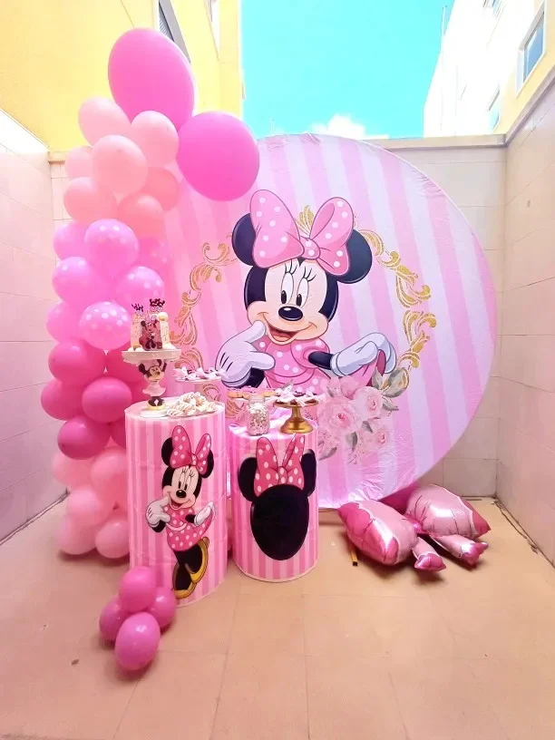 quanto custa uma decoração minnie rosa simples