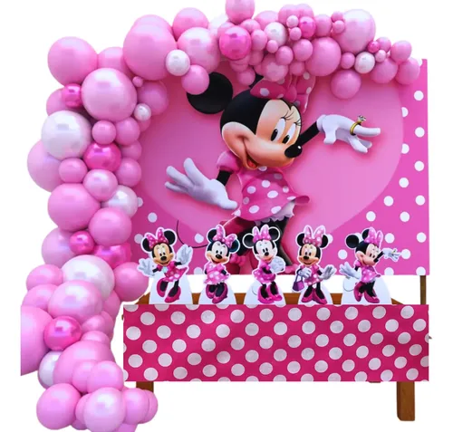quanto custa uma decoração minnie rosa simples