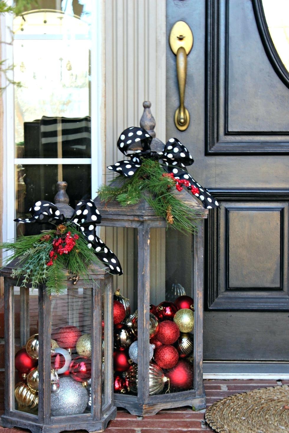 decoração natalina externa para varanda