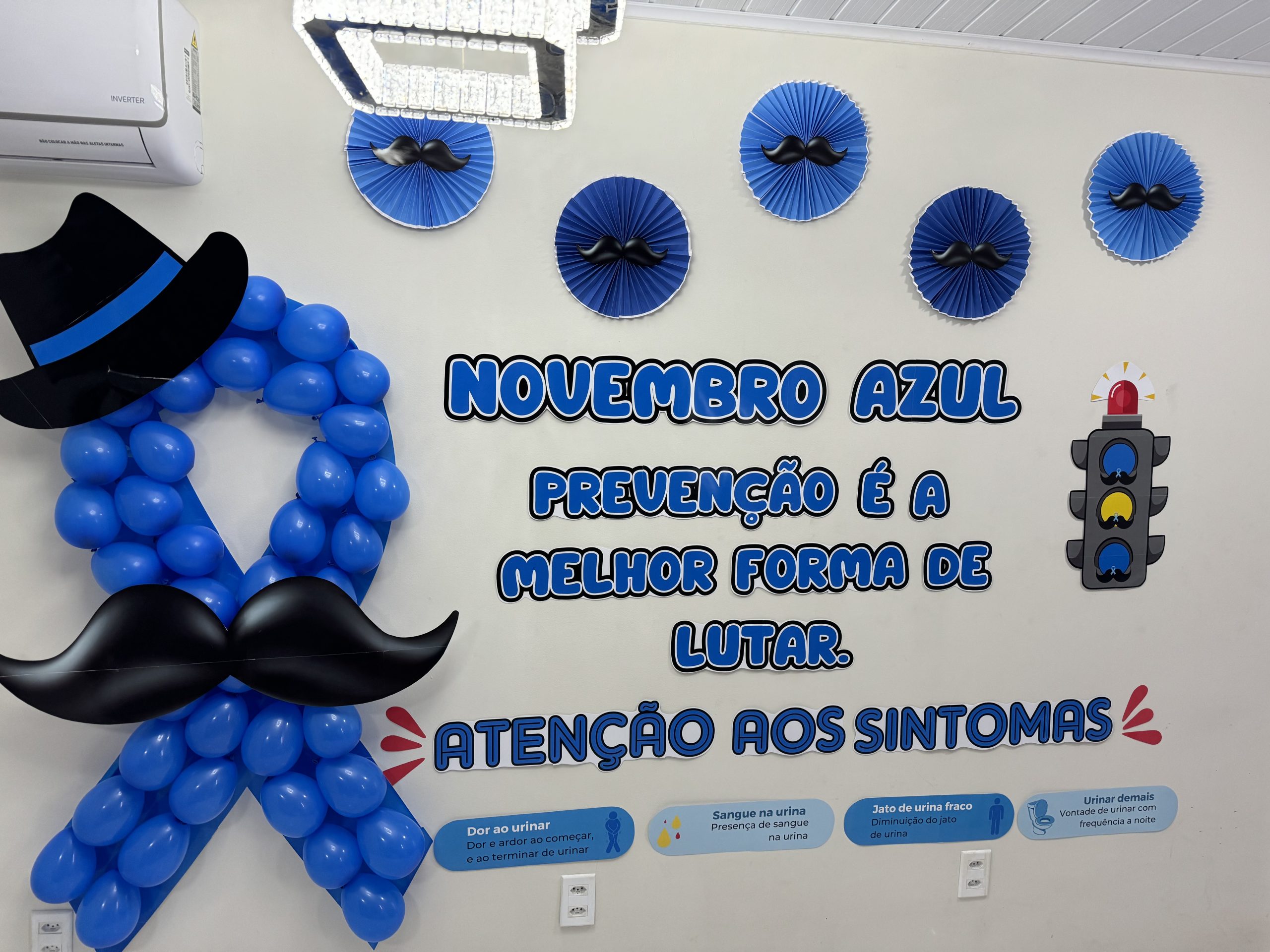 decoracao novembro azul