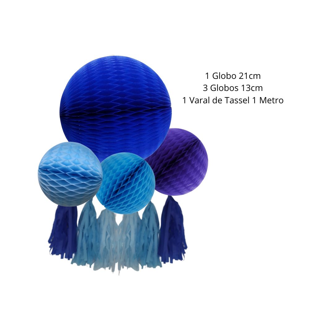 Decoração de mesa temática para o Novembro Azul