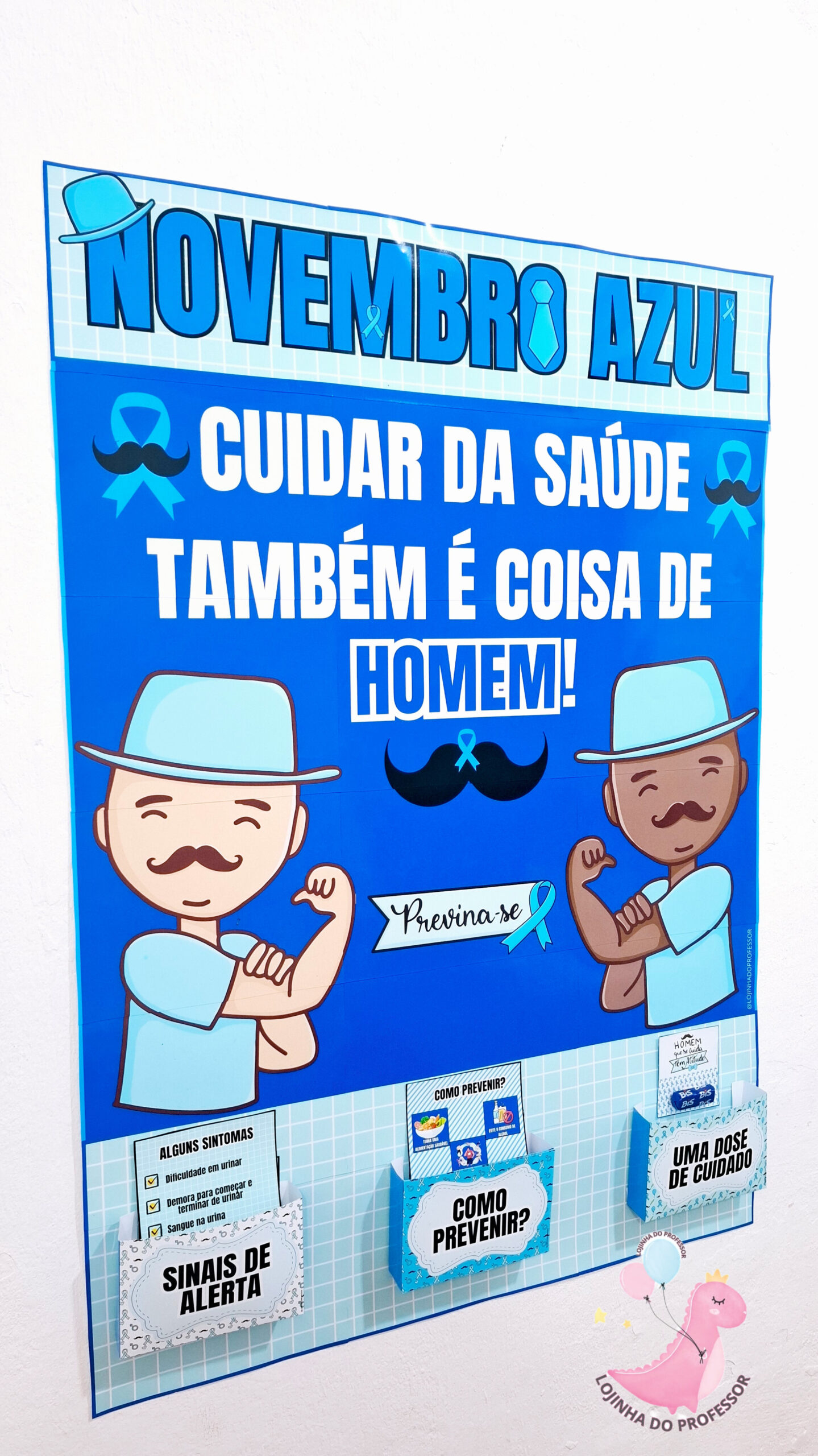 DIY: Como fazer laços e bigodes para o Novembro Azul