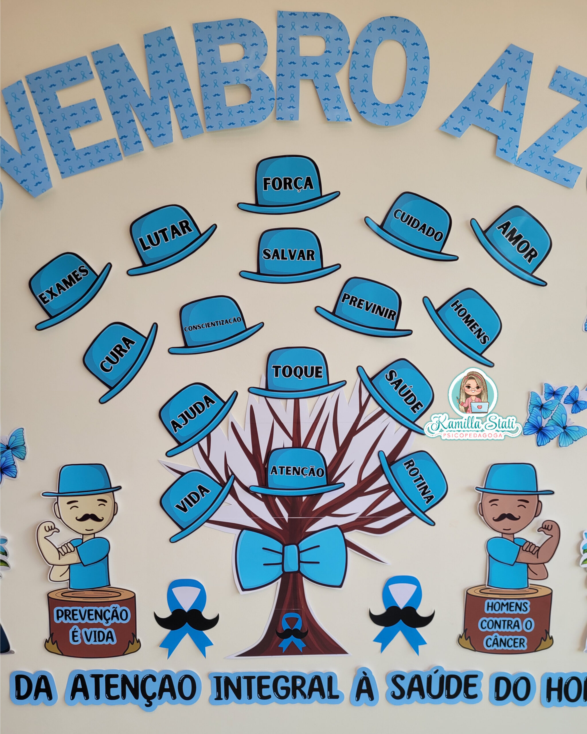 Como criar um painel informativo para o Novembro Azul