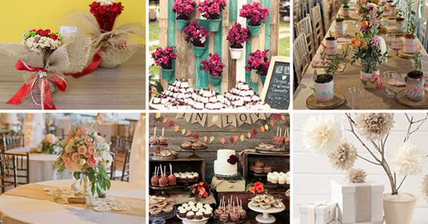 como evitar erros comuns na decoração de casamento rústico