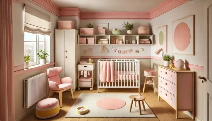 decoração para quarto de bebê menina