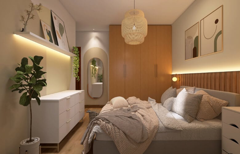 decoracao para quarto pequeno casal