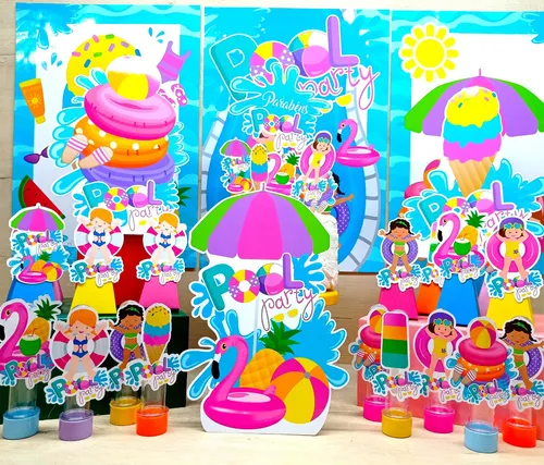 Decoração com balões para festa na piscina: tutoriais e ideias