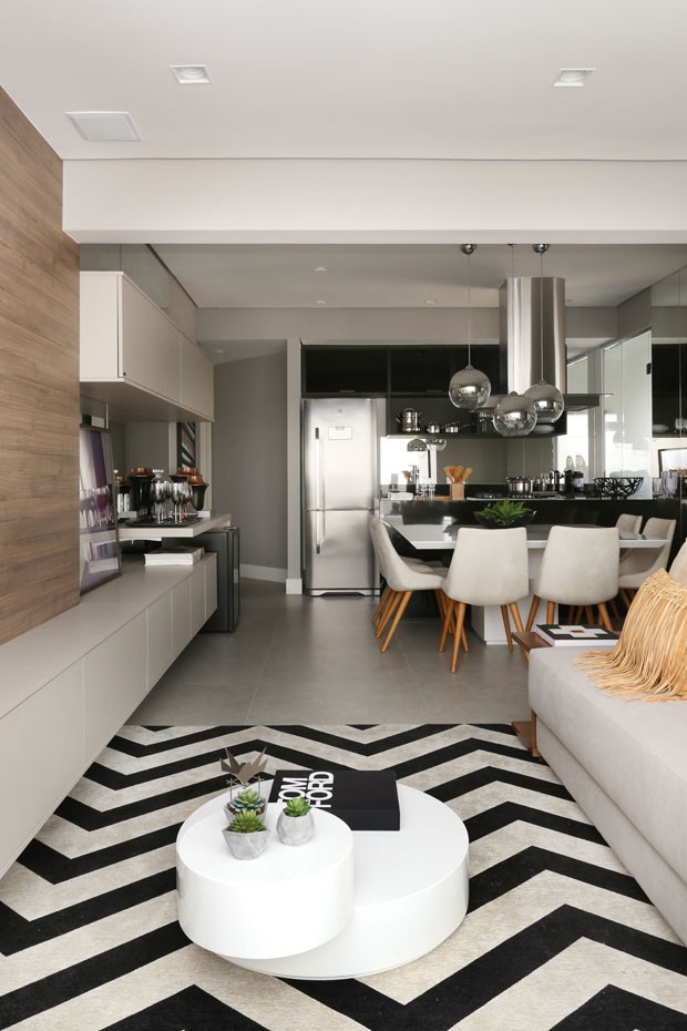 cores que combinam com preto e branco decoração