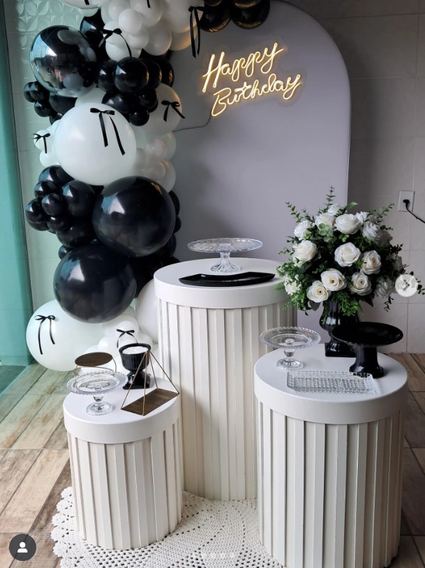 decoração preto e branco quarto