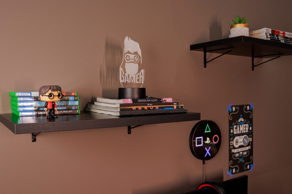 ideias de decoração quarto gamer pequeno