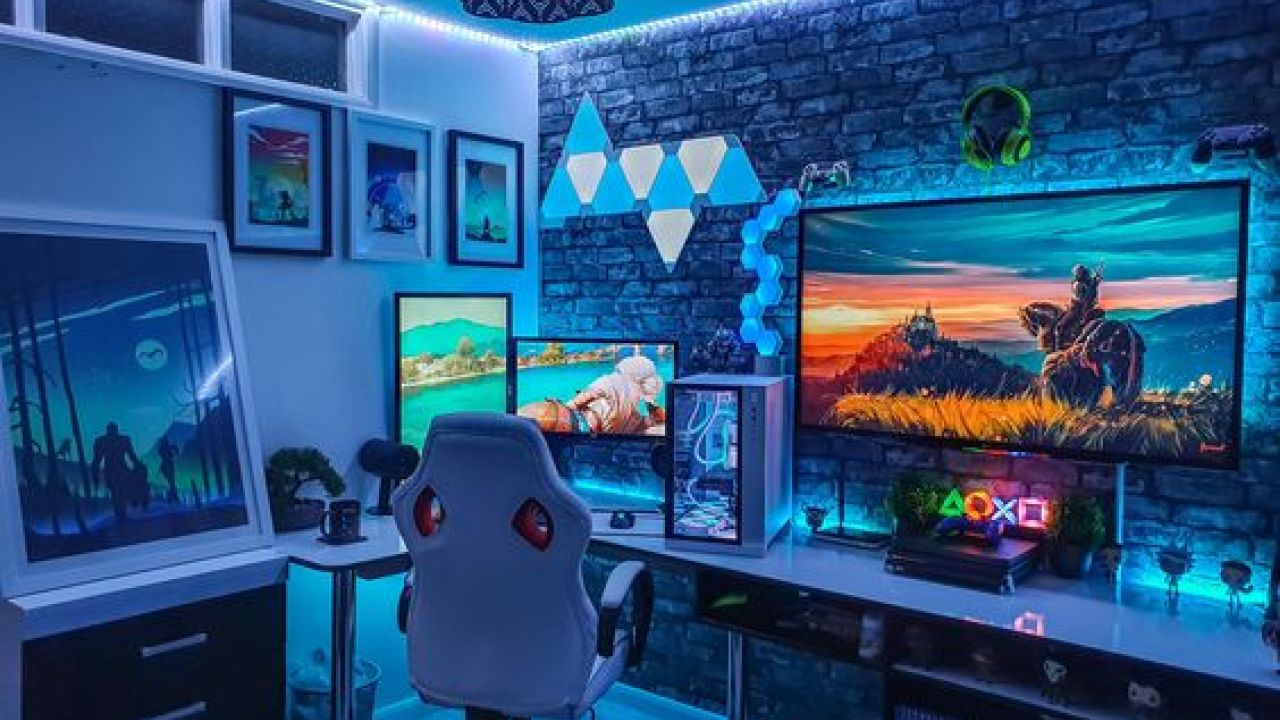 quarto gamer vs escritório gamer
