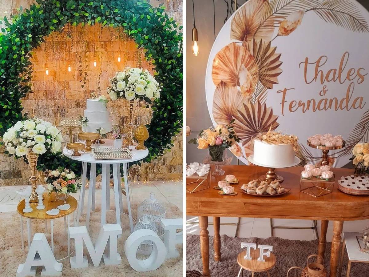 decoração rústica vs decoração boho chic casamento