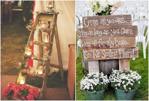 decoracao rustica para casamento