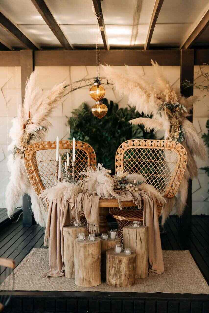 ideias de decoração rústica para casamento ao ar livre