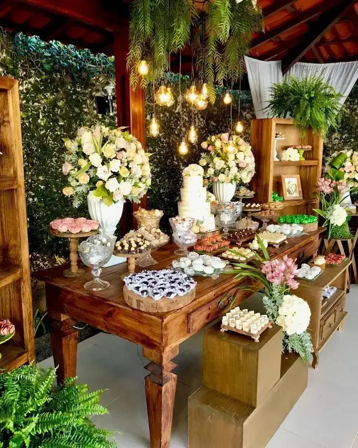 quanto custa decoração de casamento rústico simples
