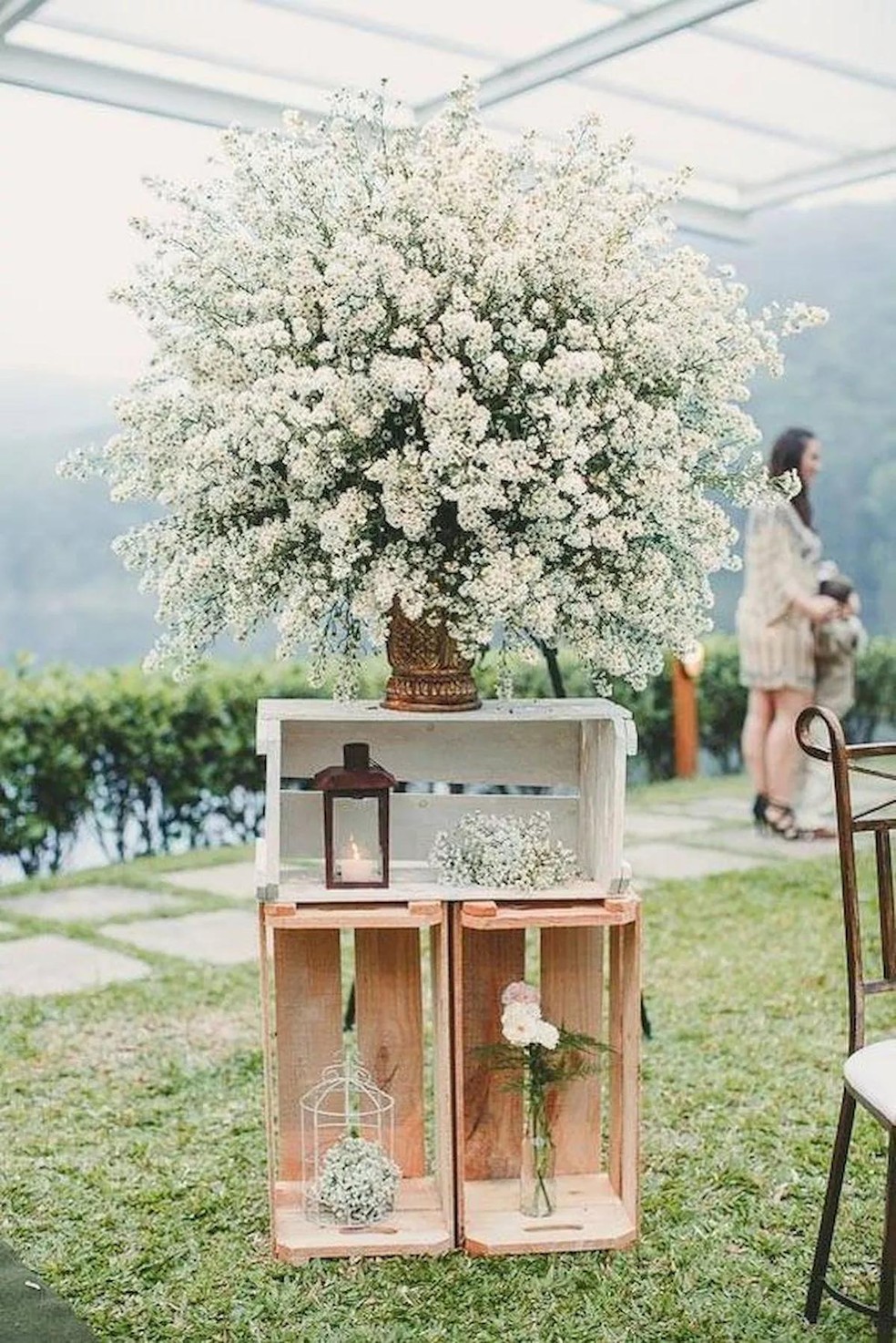 decoração rústica vs decoração boho chic casamento
