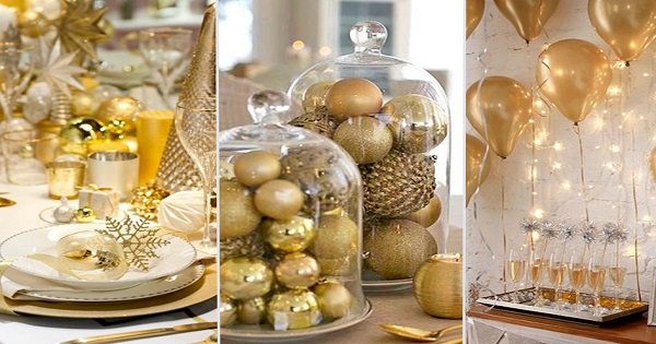 decoração ano novo simples vs decoração luxuosa
