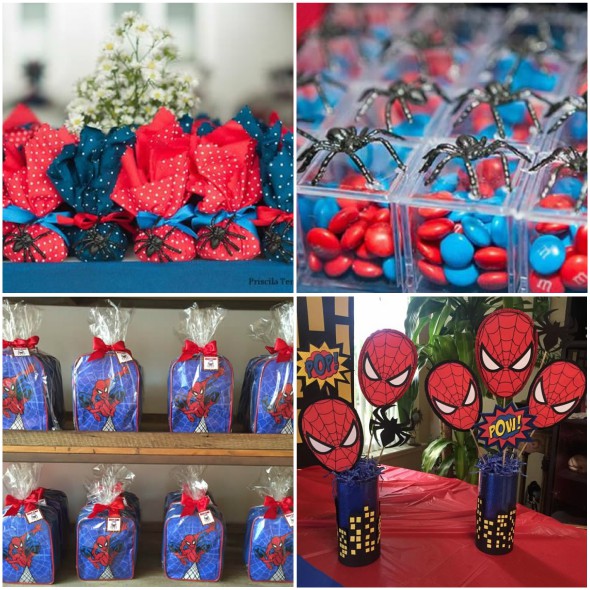 decoração simples homem aranha vs decoração elaborada