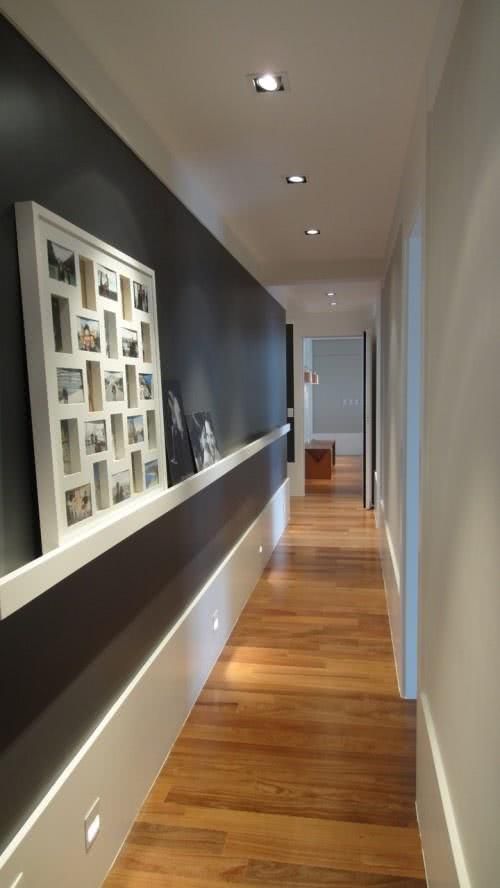 espelho vs quadro para decorar corredor