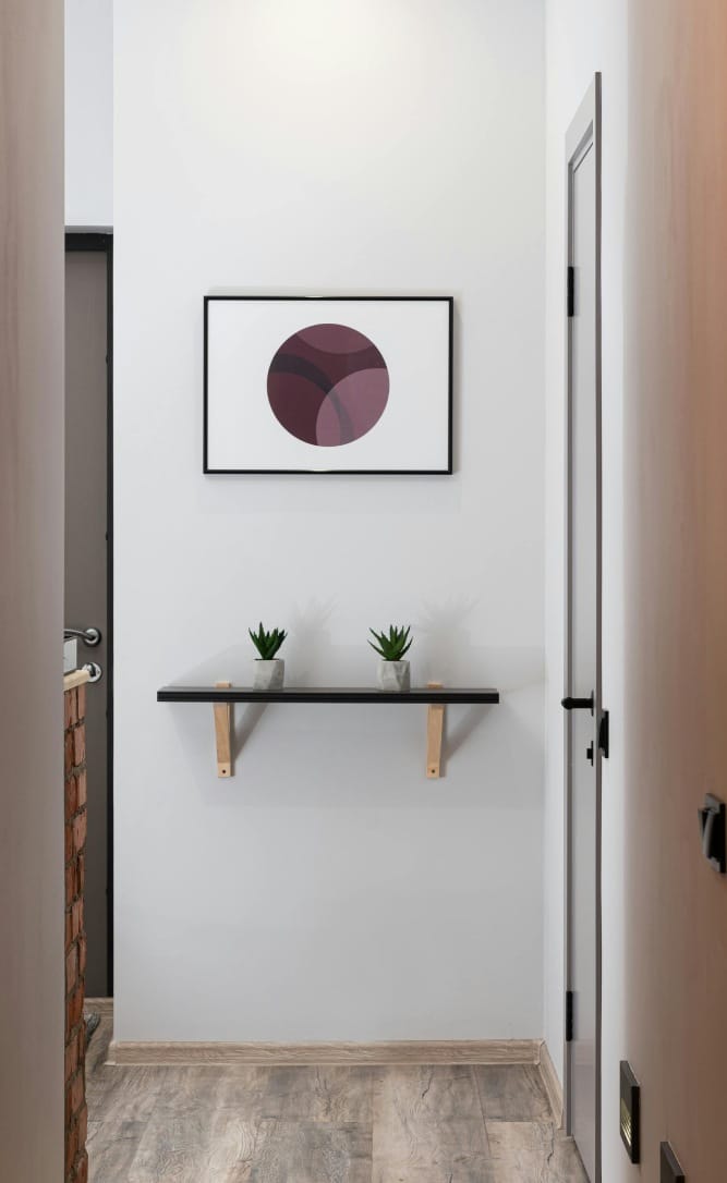 como decorar corredor com plantas