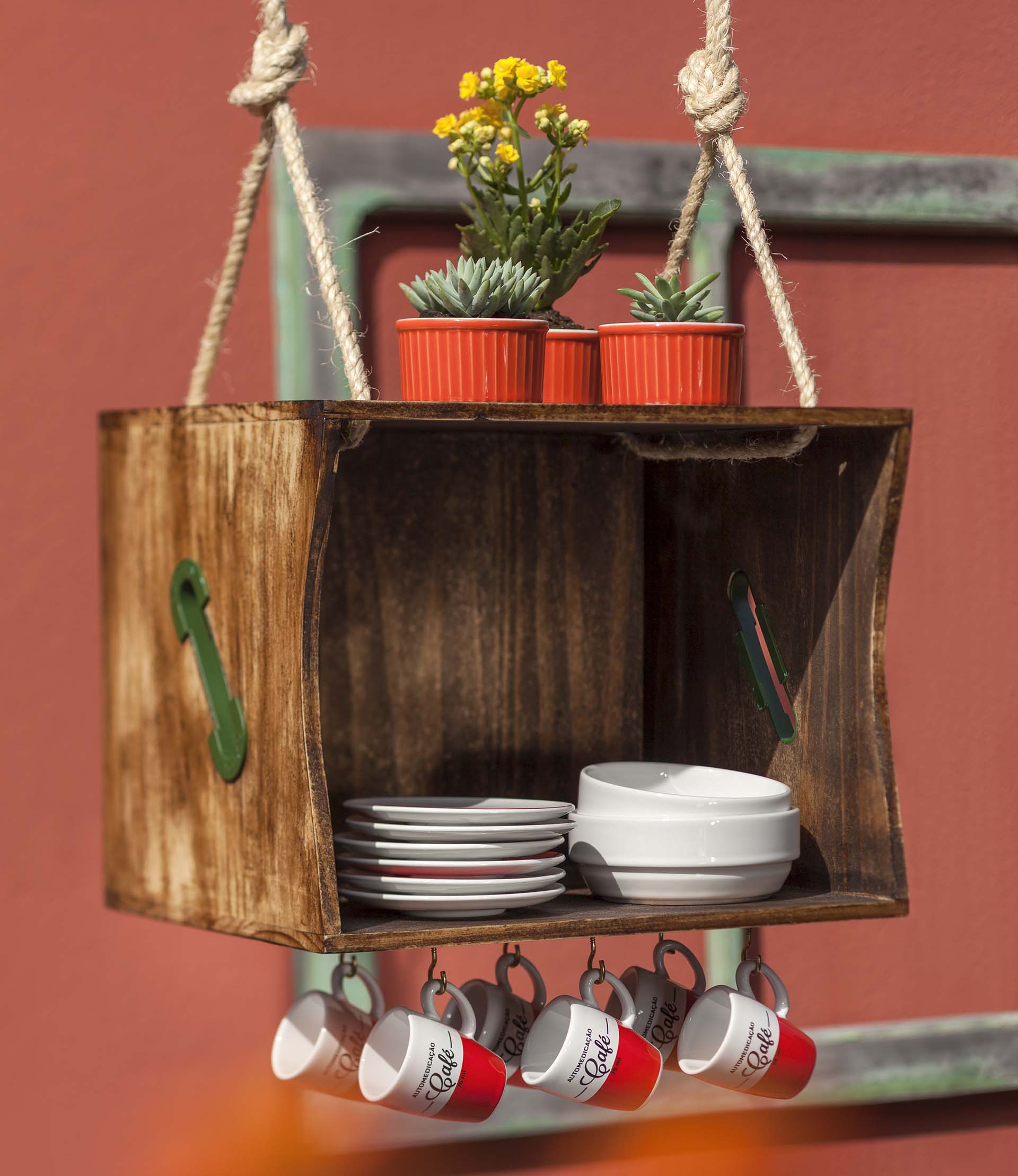 ideias criativas caixotes de feira decoração