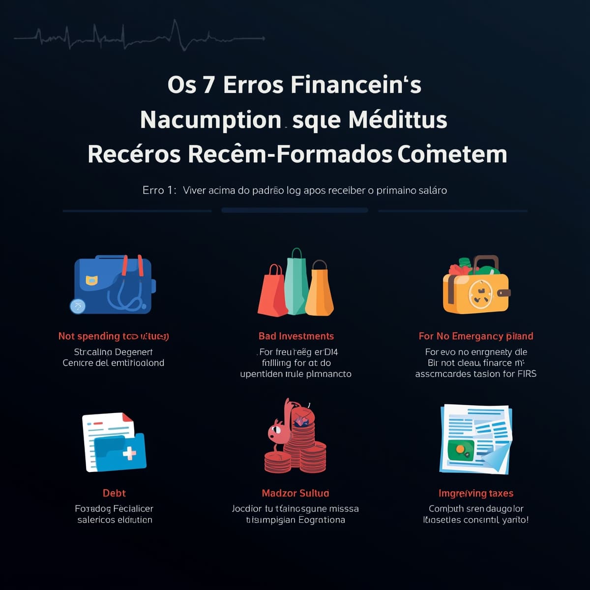 erros financeiros mais comuns