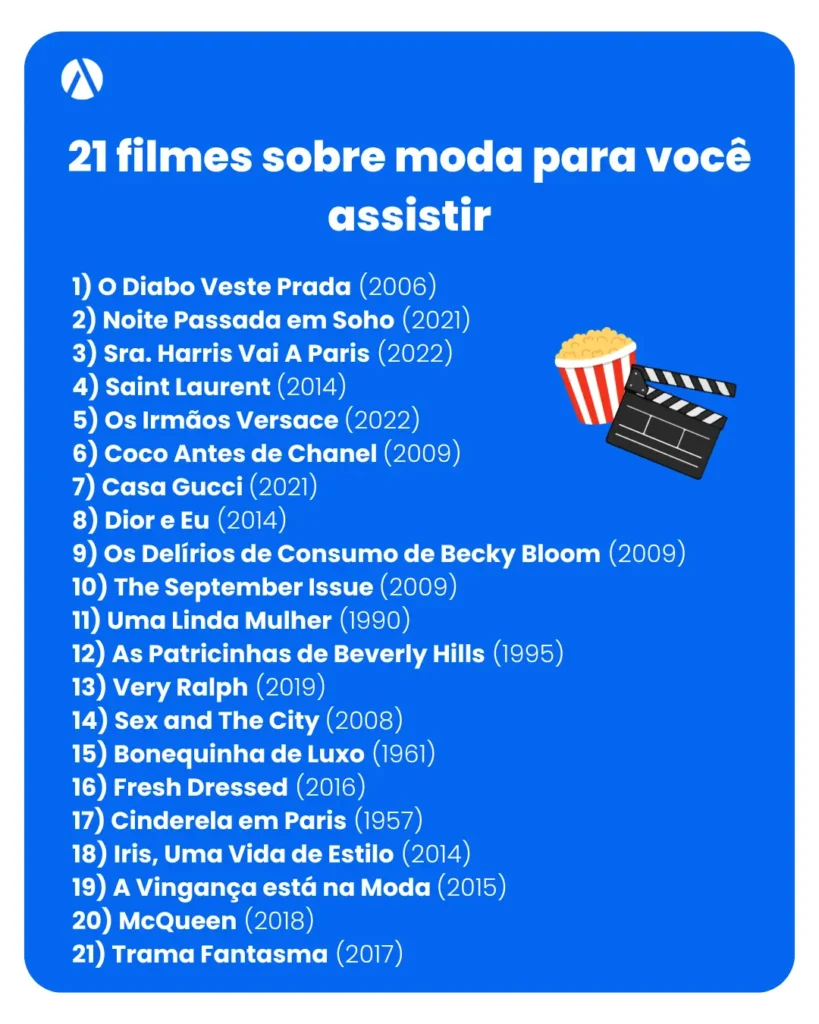 custo de figurinos de filmes de moda