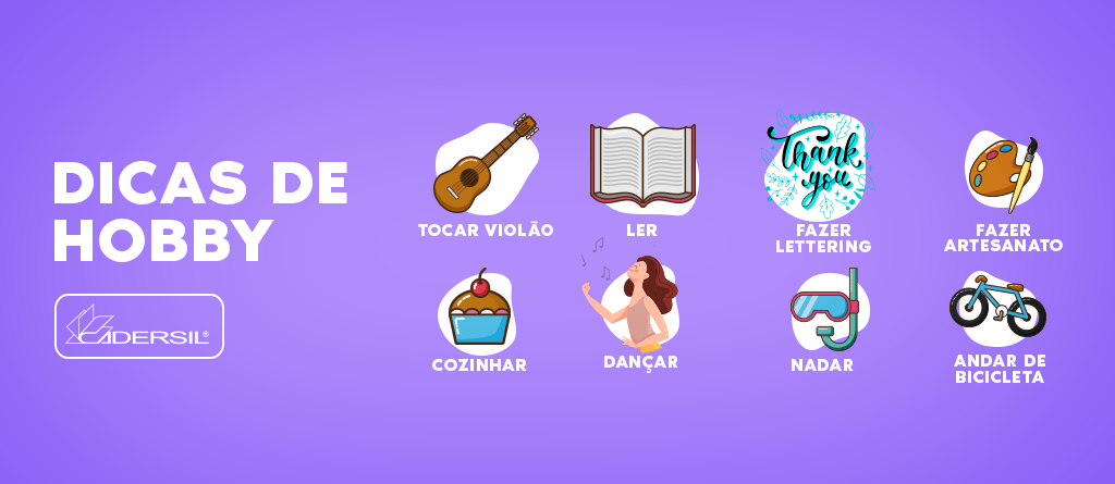 hobbies criativos versus hobbies de atividade física