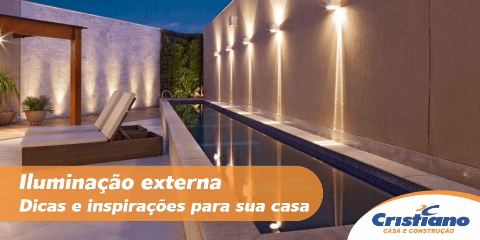 ideias criativas iluminação externa jardim