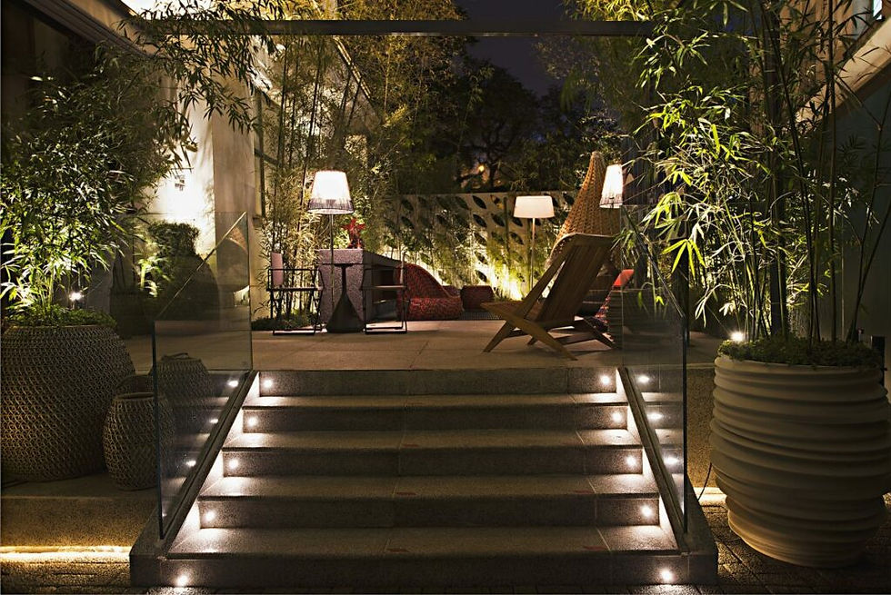 iluminação externa