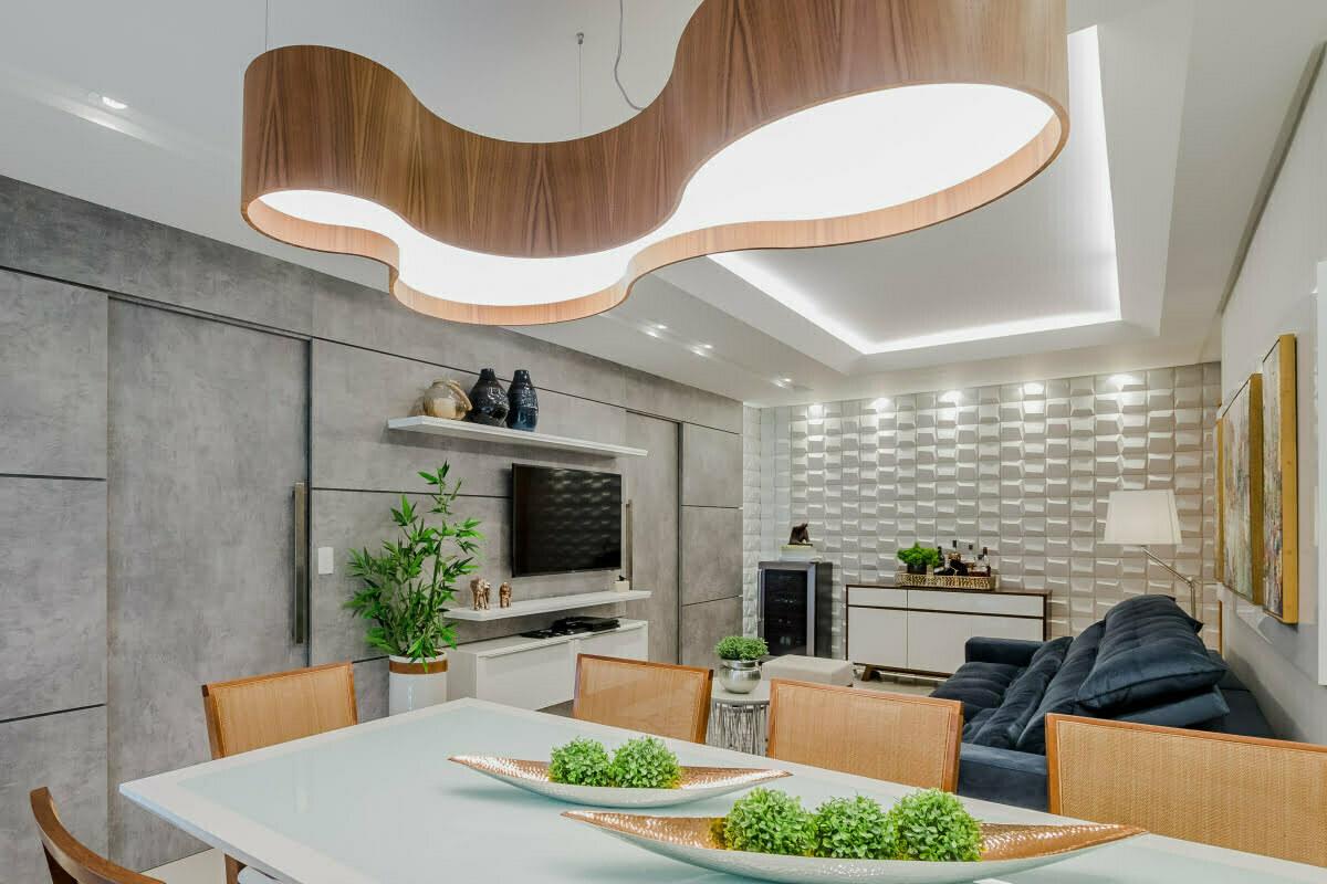 iluminação sala de jantar