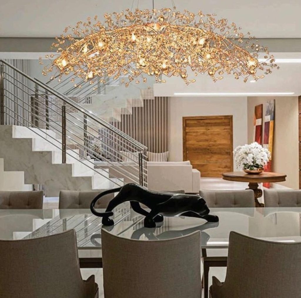 iluminação sala de jantar