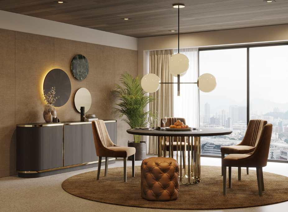 iluminação sala de jantar