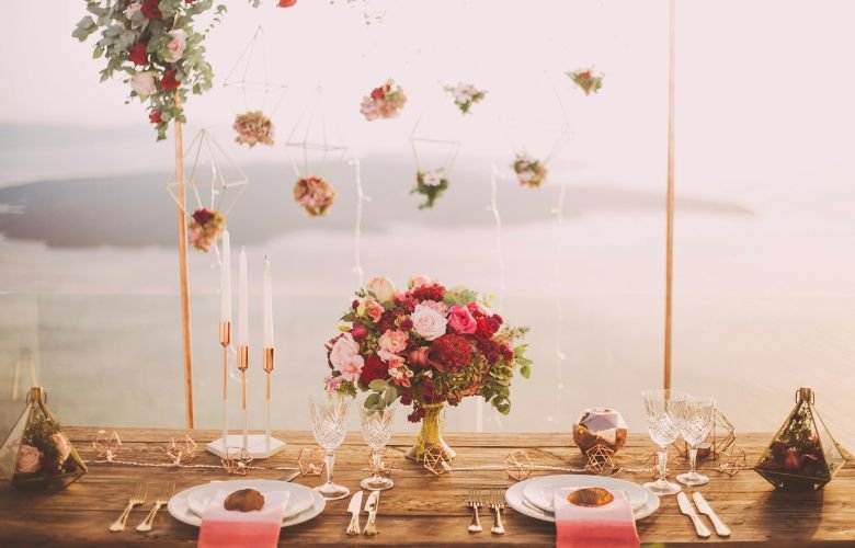 ideias de decoração jantar romântico simples