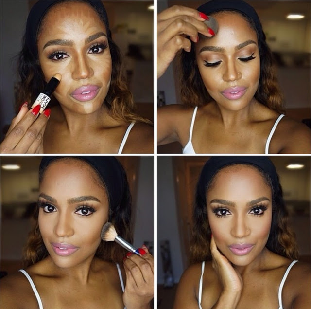 base pele negra vs pele clara