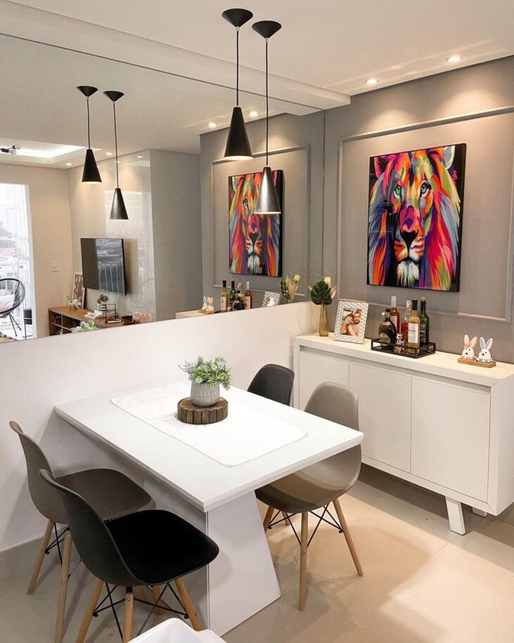 mesa de jantar pequena