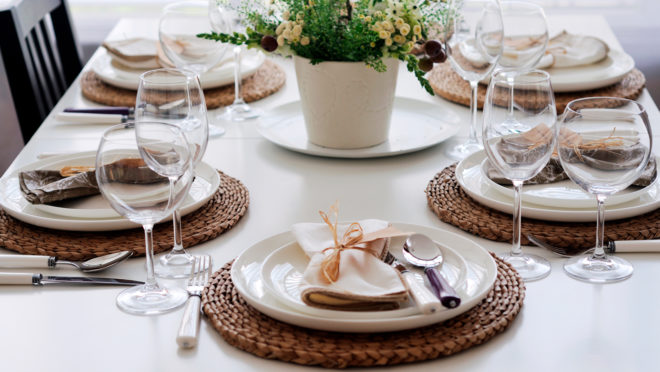 mesa de jantar pequena