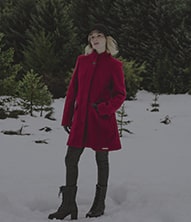 sobretudo feminino elegante
