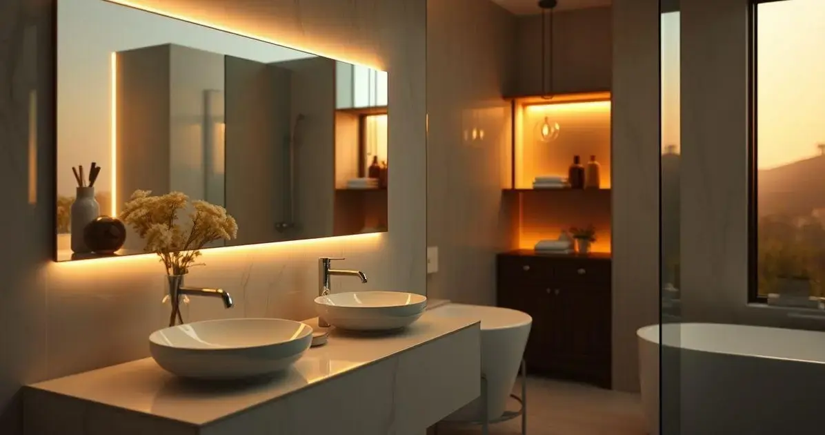 10 Ideias Criativas de Nichos Iluminados para Sala de Estar