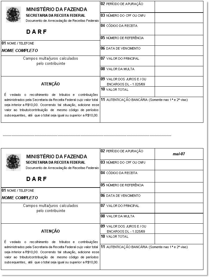 erros comuns ao pagar darf e como evitar