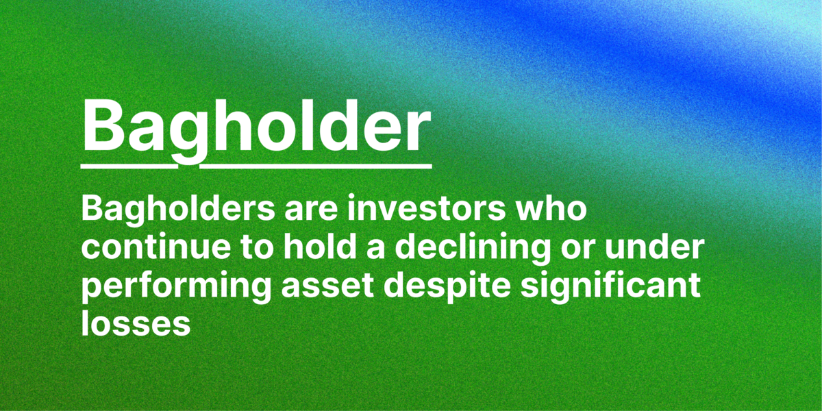o que é o bagholder em criptomoedas