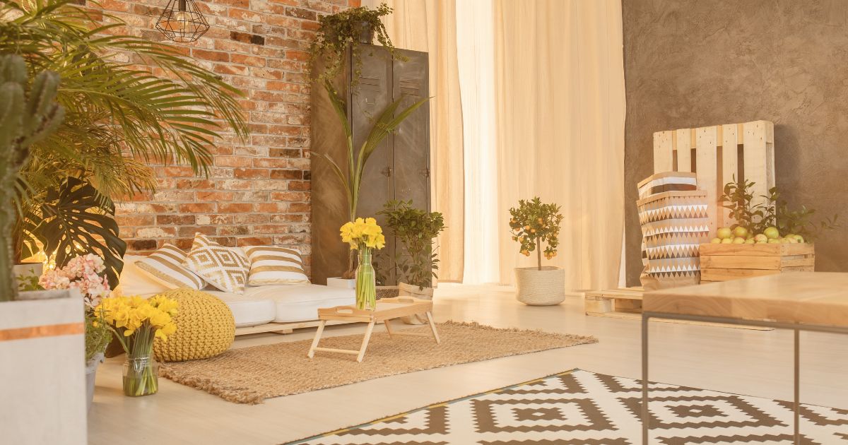 ideias de parede de tijolinho para sala pequena