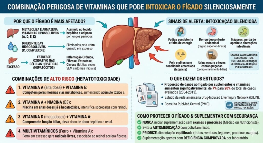 perigos da superdosagem de vitaminas
