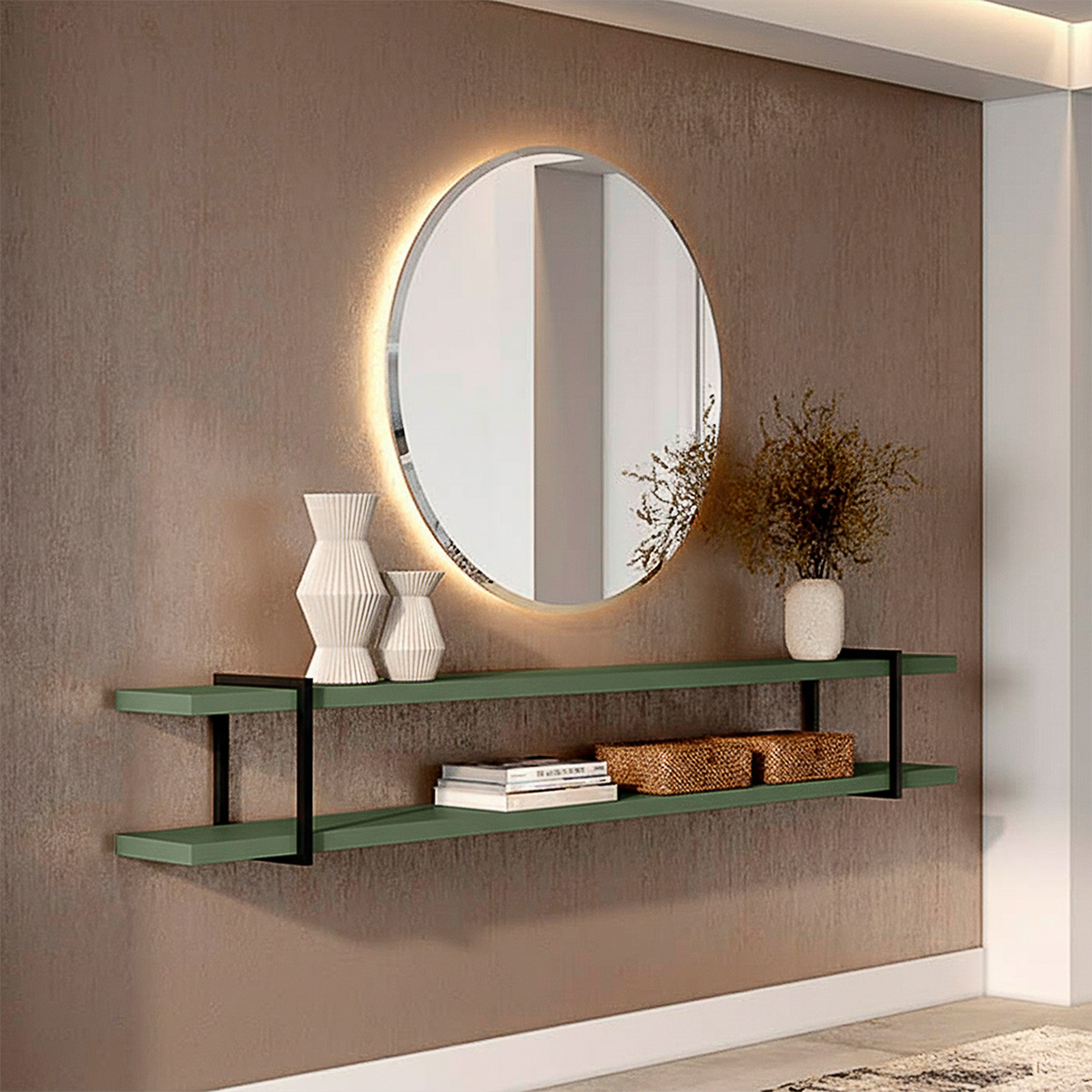 prateleiras suspensas